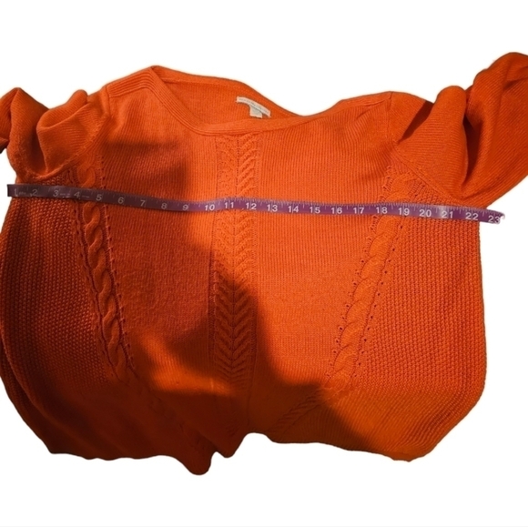 NY&CO Women's Orange Sweater, Sz XL - Picture 4 of 7
